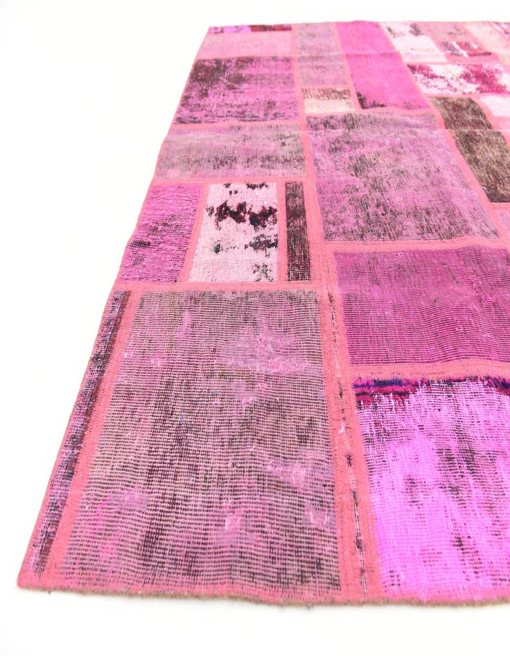 6' x 7' 9  Hand Knotted Ultra Vintage Persian Wool Rug