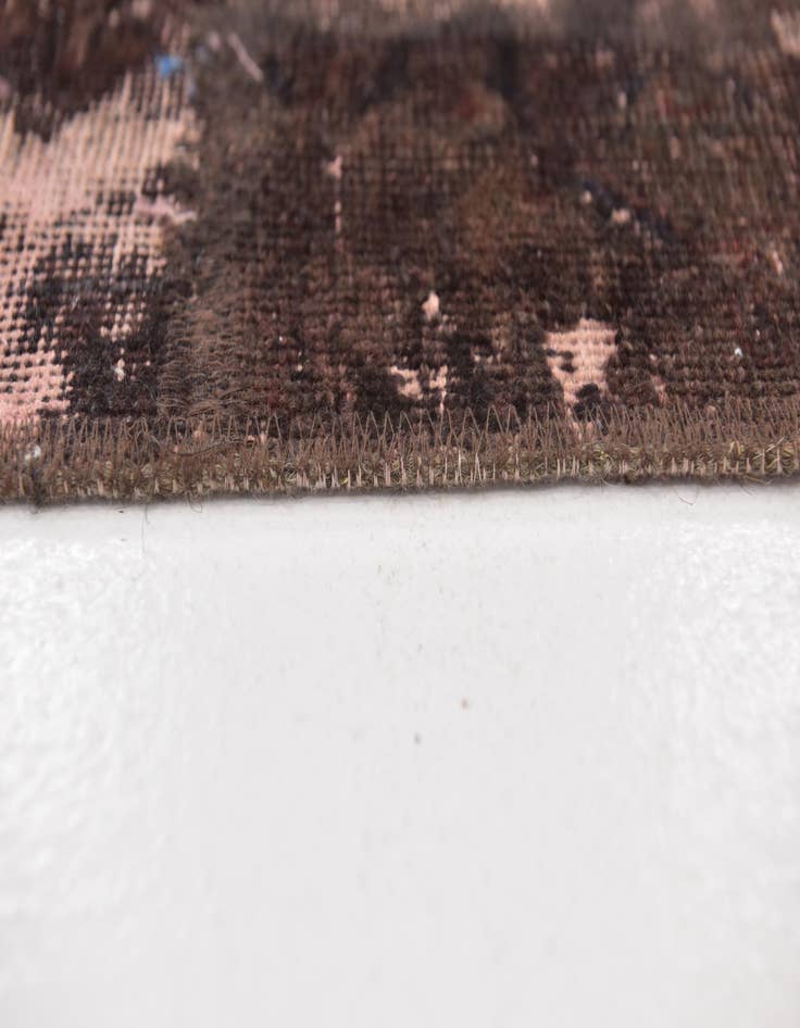 Detail image of  8' 4 x 12'  Hand Knotted Ultra Vintage Persian Wool Rug