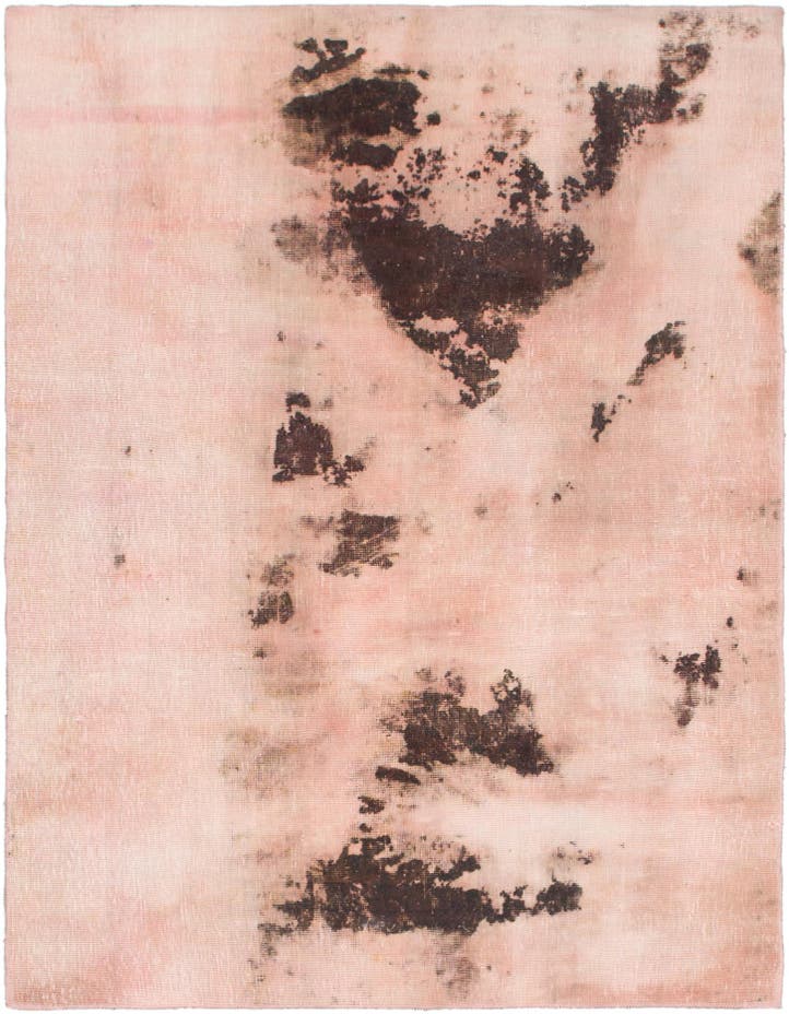  4' 10 x 6' 9  Hand Knotted Ultra Vintage Persian W...