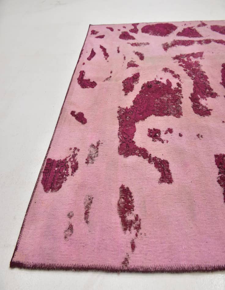 Detail image of  5' 10 x 9' 5  Hand Knotted Ultra Vintage Persian Wool Rug