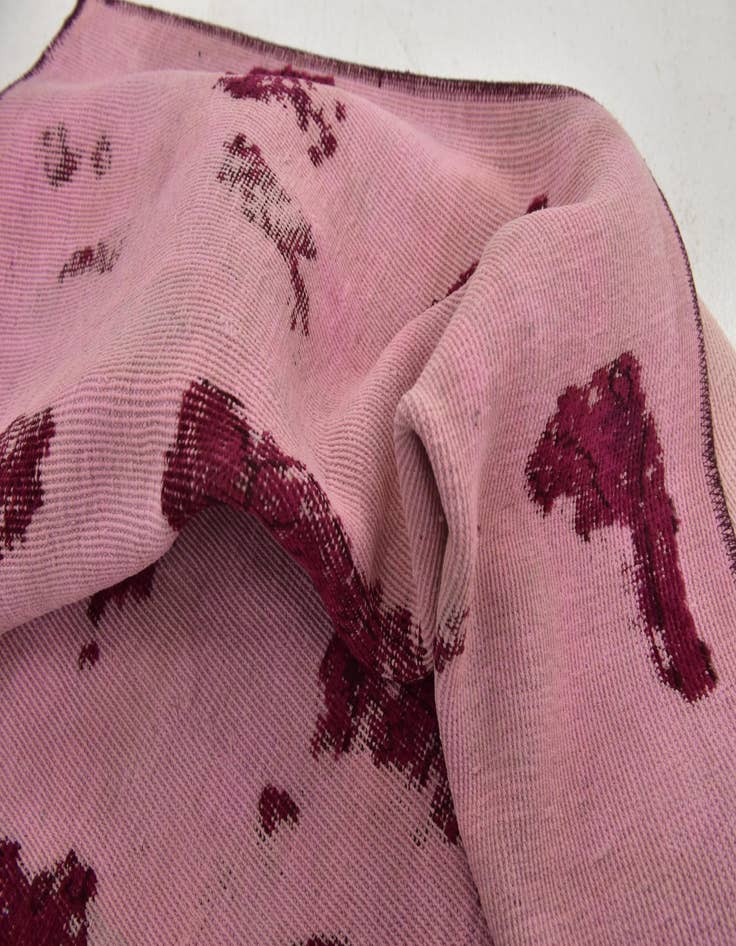 Detail image of  5' 10 x 9' 5  Hand Knotted Ultra Vintage Persian Wool Rug