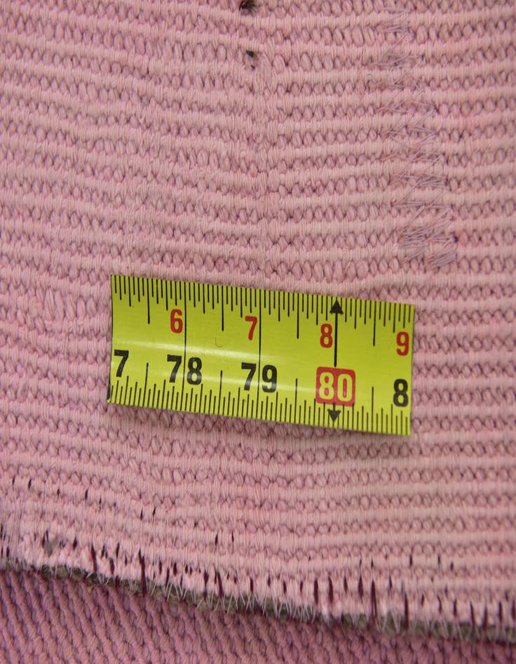 Detail image of  5' 10 x 9' 5  Hand Knotted Ultra Vintage Persian Wool Rug