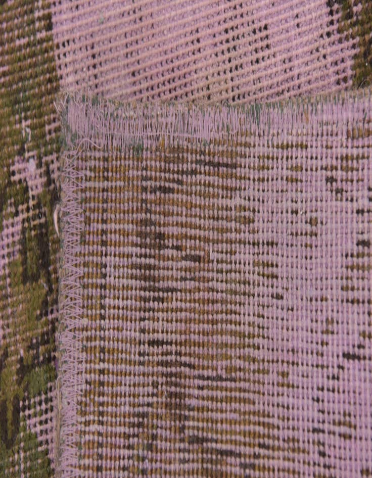 Detail image of  5' 2 x 9'  Hand Knotted Ultra Vintage Persian Wool Rug