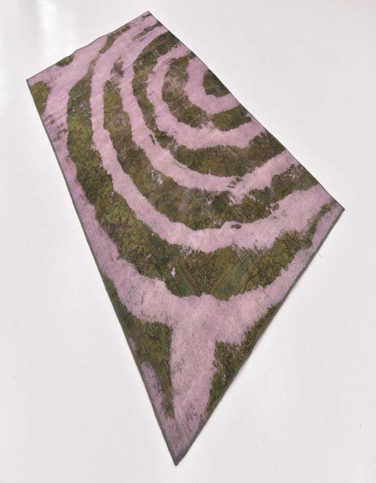 Detail image of  5' 2 x 9'  Hand Knotted Ultra Vintage Persian Wool Rug