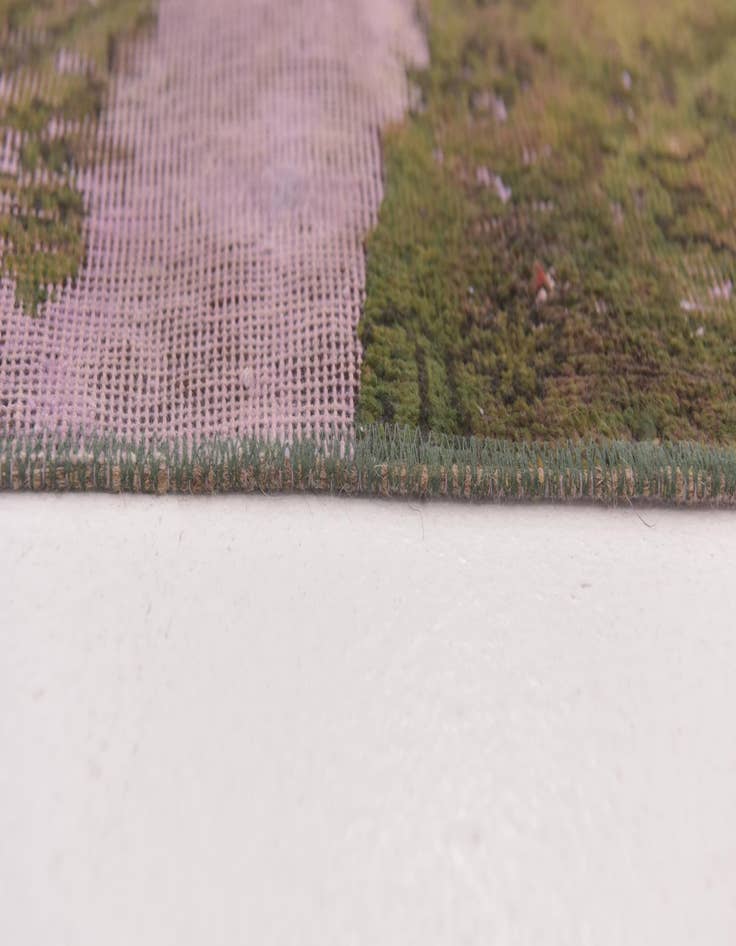 Detail image of  5' 2 x 9'  Hand Knotted Ultra Vintage Persian Wool Rug