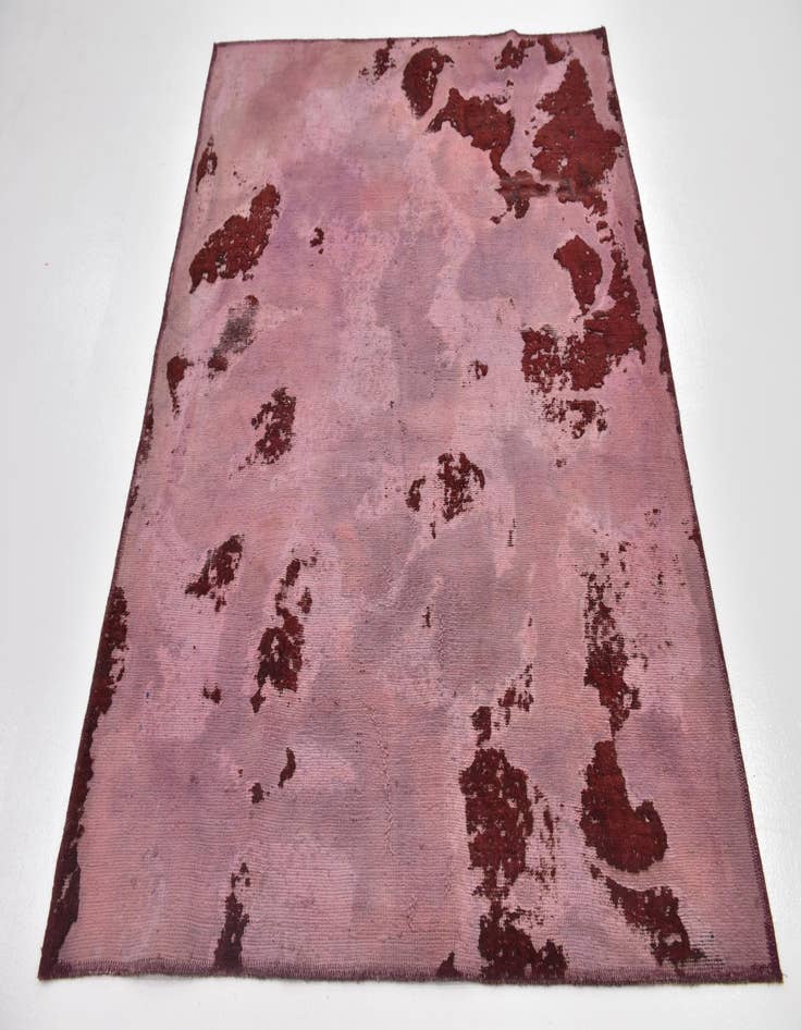 Detail image of  4' 7 x 5' 9  Hand Knotted Ultra Vintage Persian Wool Rug