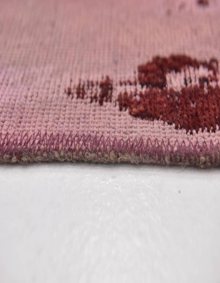 Detail image of  4' 7 x 5' 9  Hand Knotted Ultra Vintage Persian Wool Rug