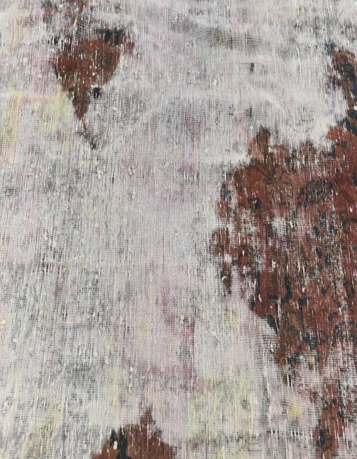 Detail image of  5' 7 x 8' 2  Hand Knotted Ultra Vintage Persian Wool Rug