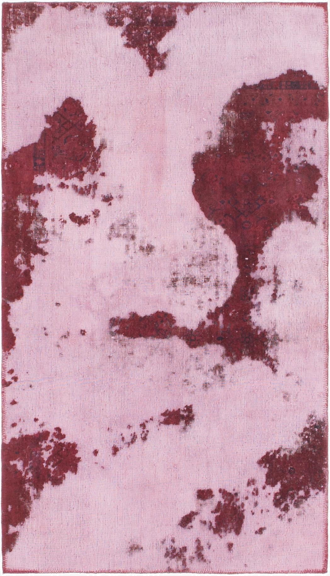  3' x 5' 4  Hand Knotted Ultra Vintage Persian Wool Rug