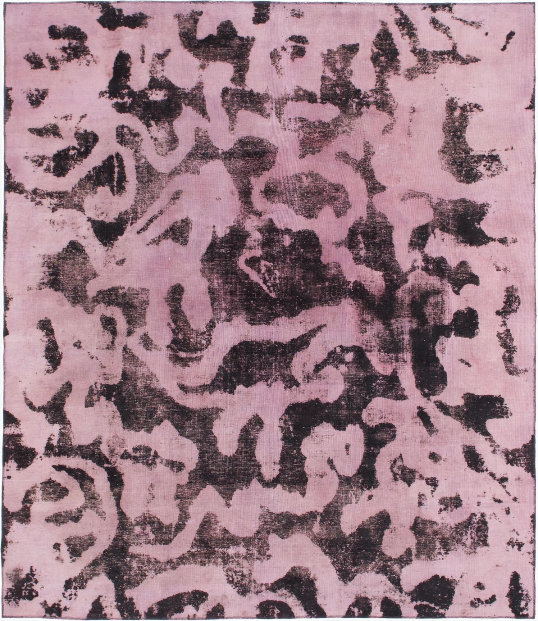  9' 6 x 11' 2  Hand Knotted Ultra Vintage Persian Wool Rug