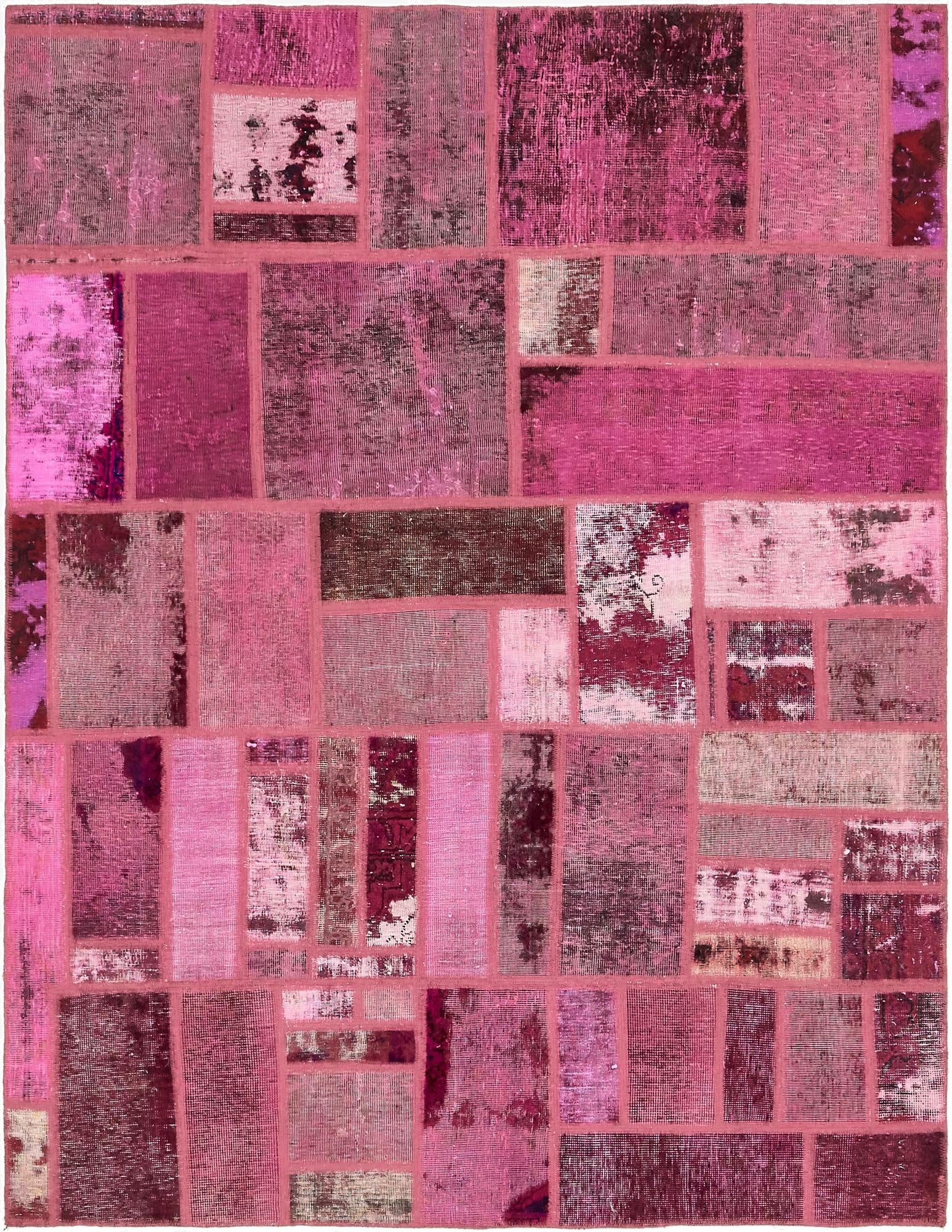  6' x 7' 9  Hand Knotted Ultra Vintage Persian Wool Rug