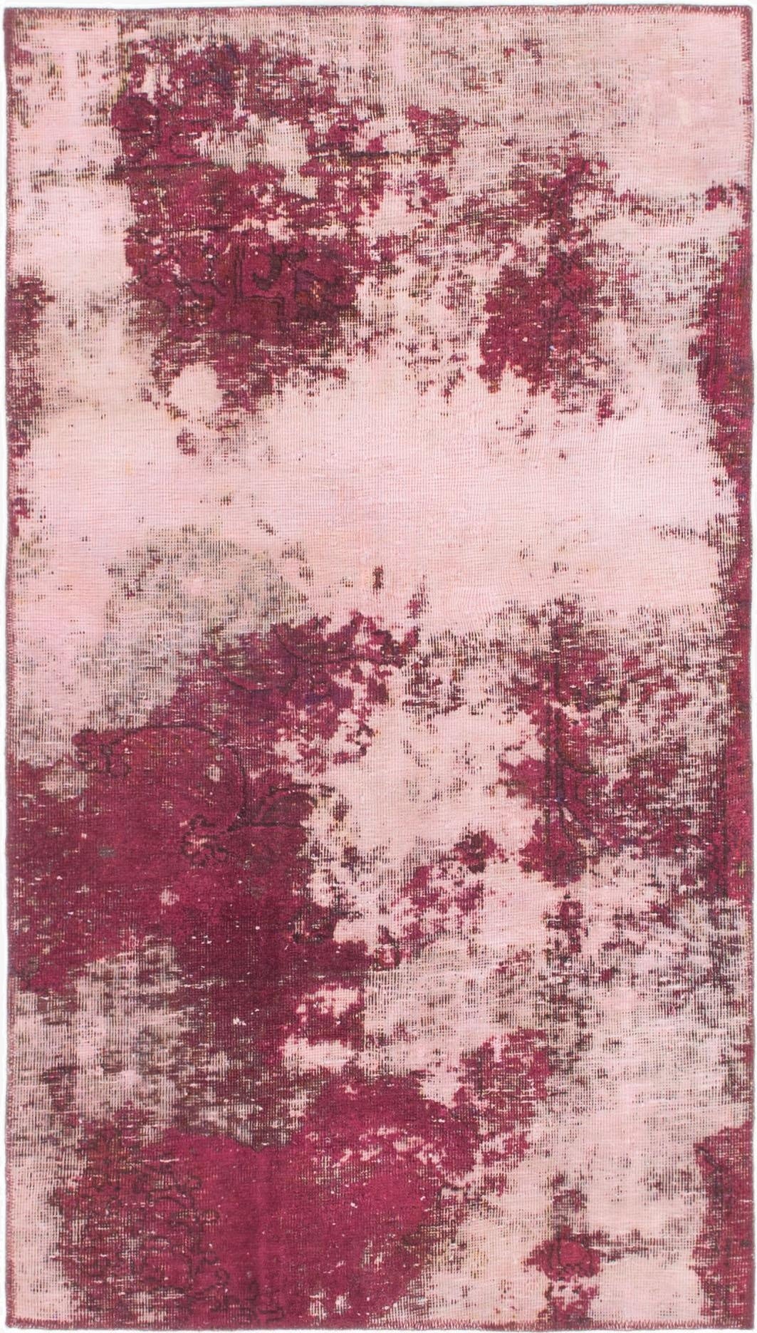  3' 2 x 5' 7  Hand Knotted Ultra Vintage Persian Wool Rug