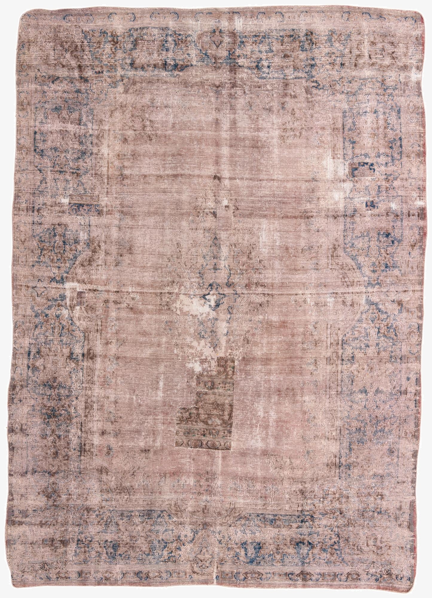  8' 2 x 11' 7  Hand Knotted Ultra Vintage Persian Wool Rug