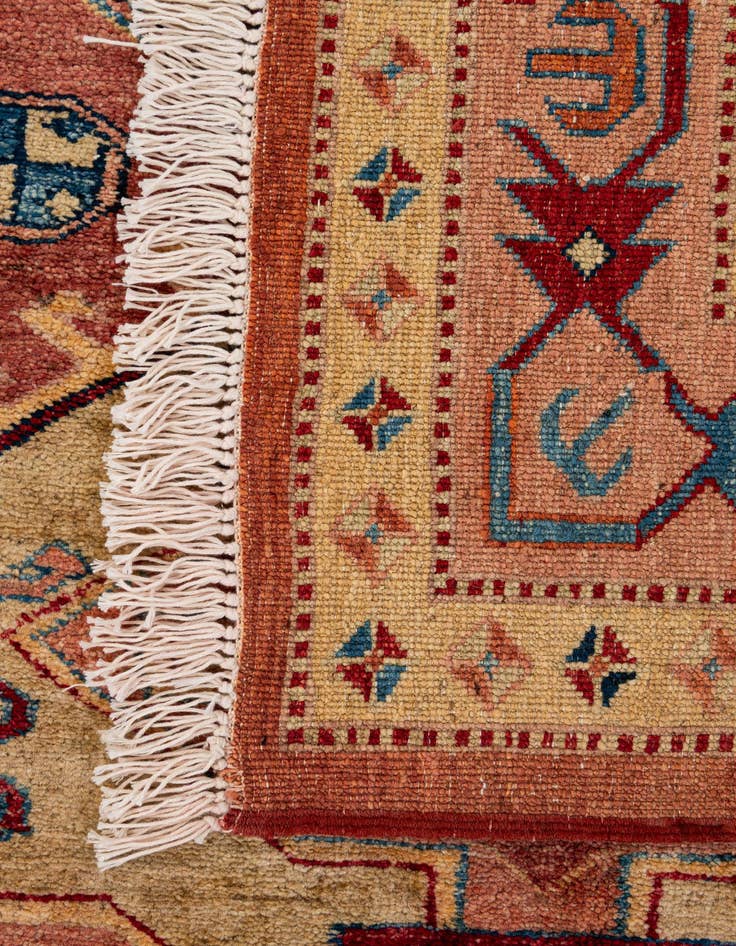 Detail image of  5' 1 x 7' 1  Hand Knotted Ziegler Wool Rug