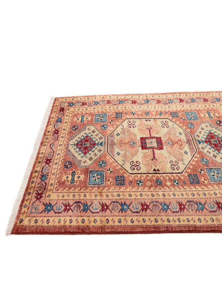 Detail image of  5' 1 x 7' 1  Hand Knotted Ziegler Wool Rug