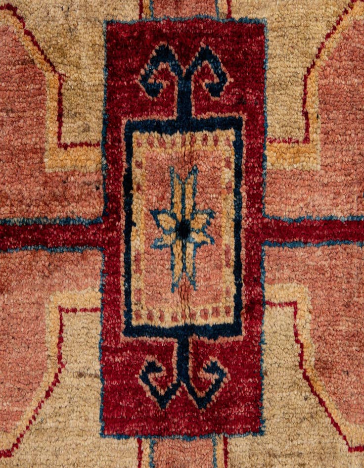 Detail image of  5' 1 x 7' 1  Hand Knotted Ziegler Wool Rug