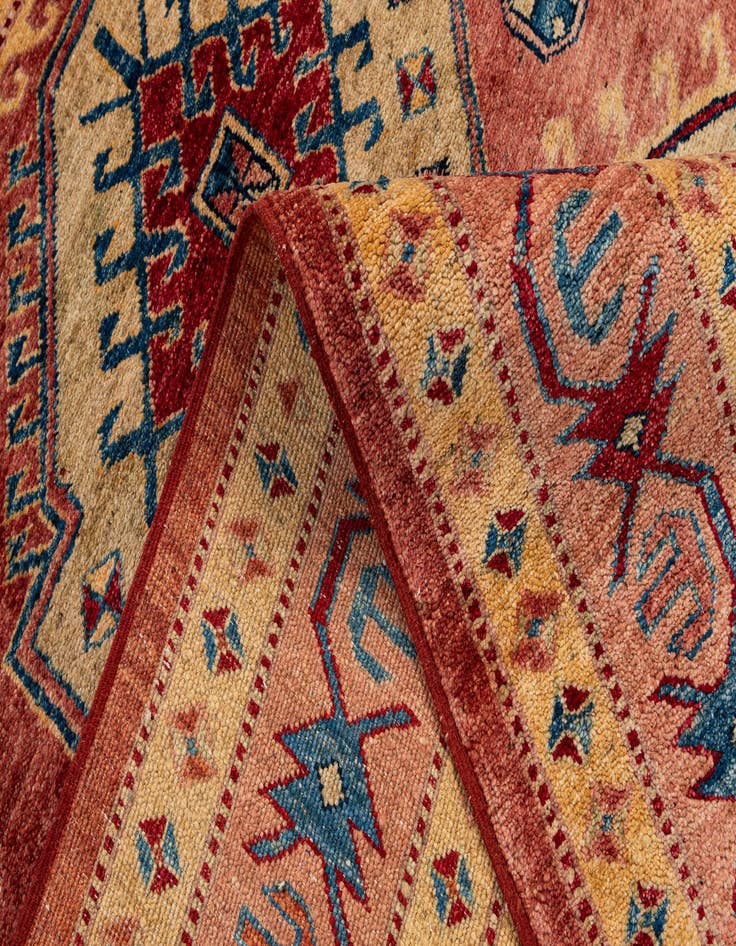Detail image of  5' 1 x 7' 1  Hand Knotted Ziegler Wool Rug