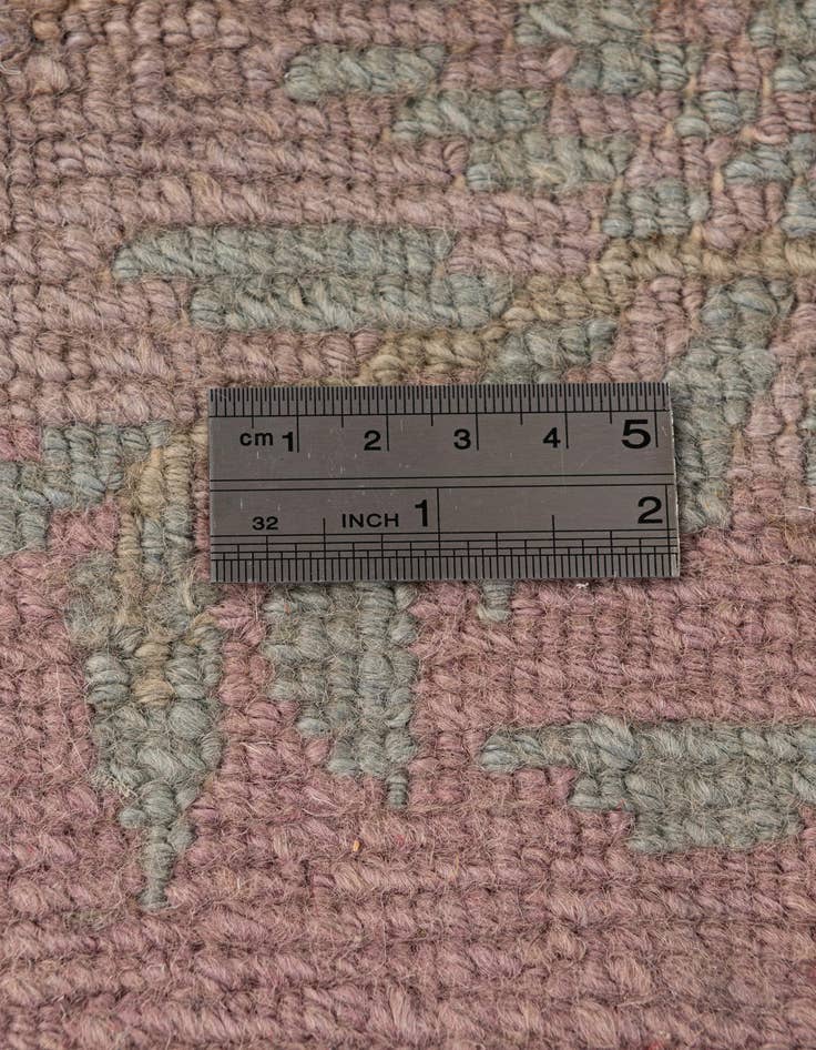 Detail image of  6' 6 x 6' 7  Hand Knotted Nepal Wool Round Rug