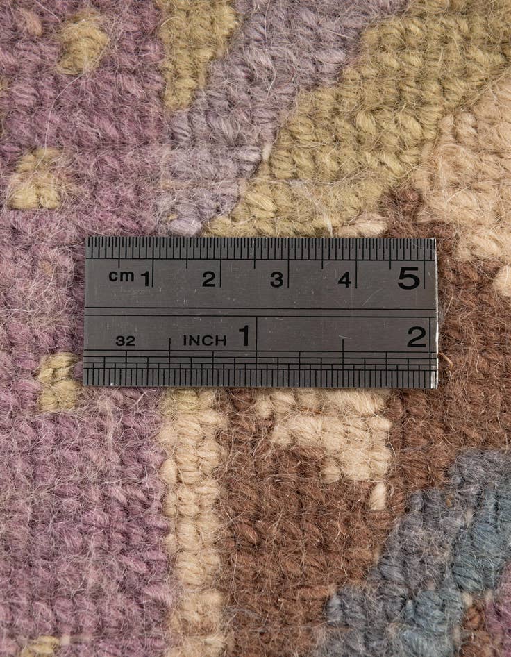 Detail image of  9' 11 x 9' 11  Hand Knotted Tibet Wool Round Rug