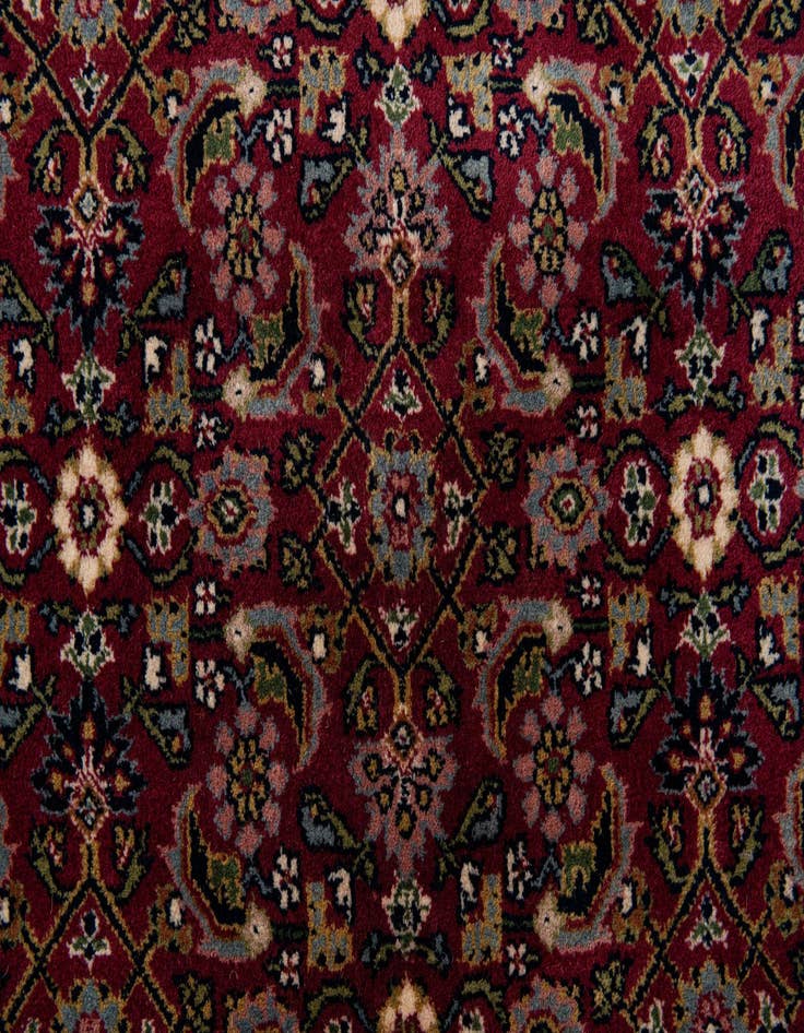 Detail image of  5' 4 x 10' 5  Hand Knotted Farahan Wool Runner Rug