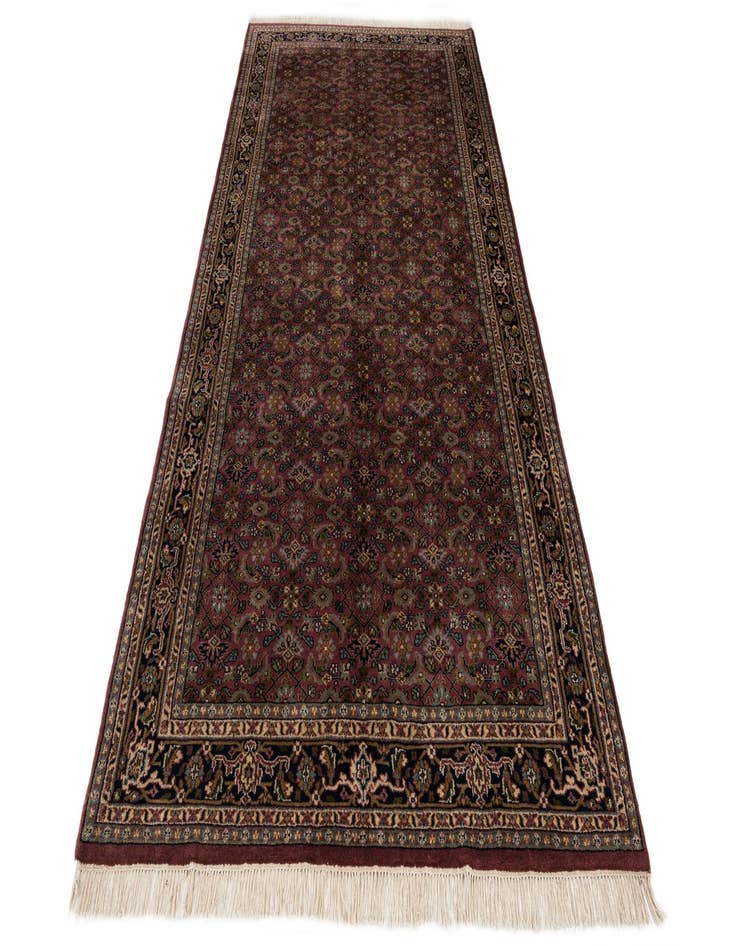 Detail image of  5' 1 x 10' 4  Hand Knotted Farahan Wool Runner Rug