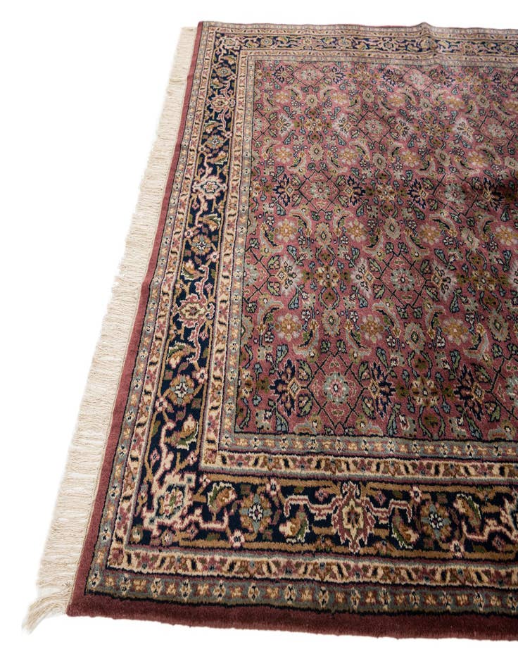 Detail image of  5' 1 x 10' 4  Hand Knotted Farahan Wool Runner Rug