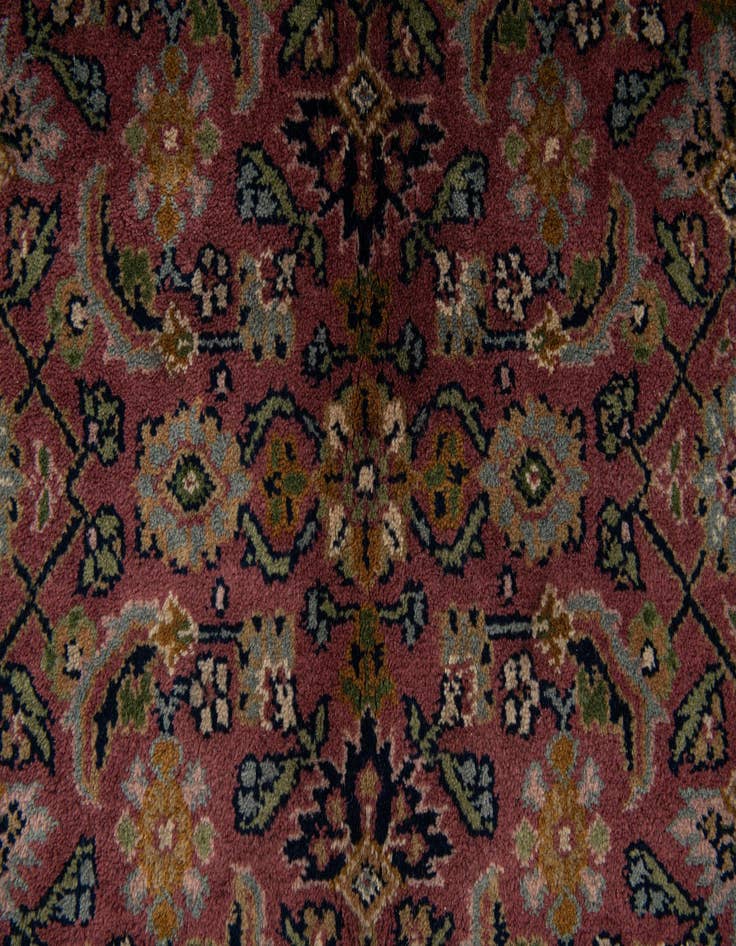 Detail image of  5' 1 x 10' 4  Hand Knotted Farahan Wool Runner Rug