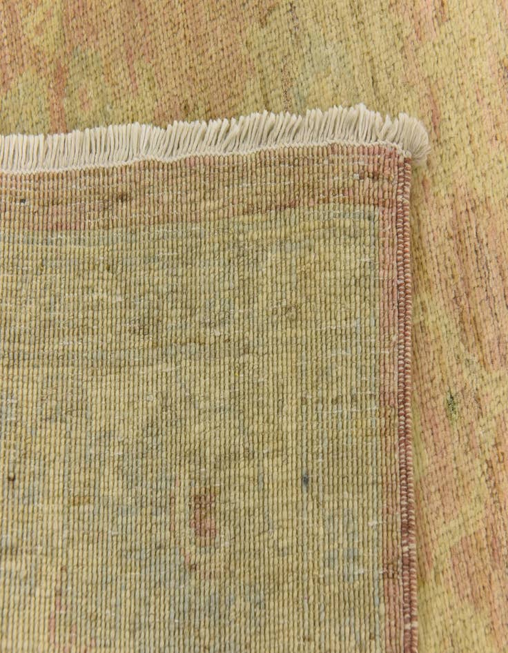 Detail image of  2' 7 x 9' 8  Hand Knotted Peshawar Ziegler Runner Rug