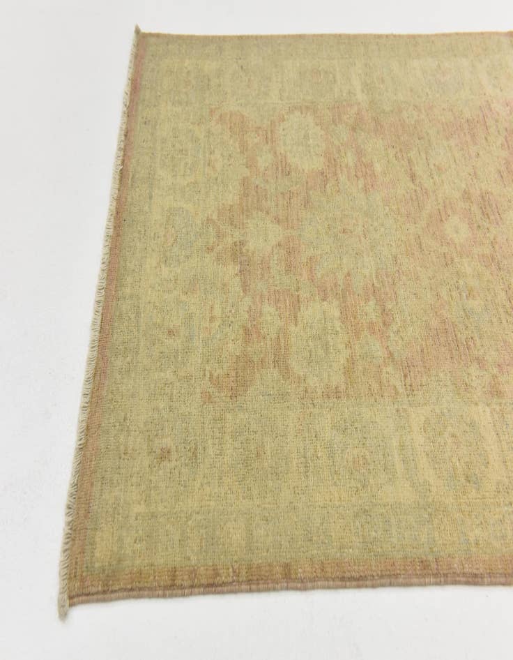 Detail image of  2' 7 x 9' 8  Hand Knotted Peshawar Ziegler Runner Rug