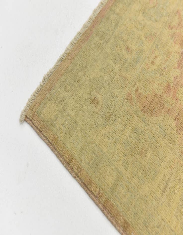 Detail image of  2' 7 x 9' 8  Hand Knotted Peshawar Ziegler Runner Rug