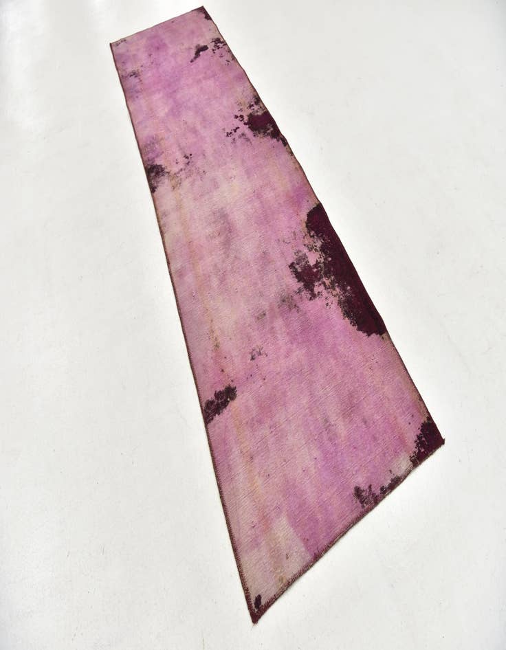 Detail image of  3' x 9' 10  Hand Knotted Ultra Vintage Persian Wool Runner Rug