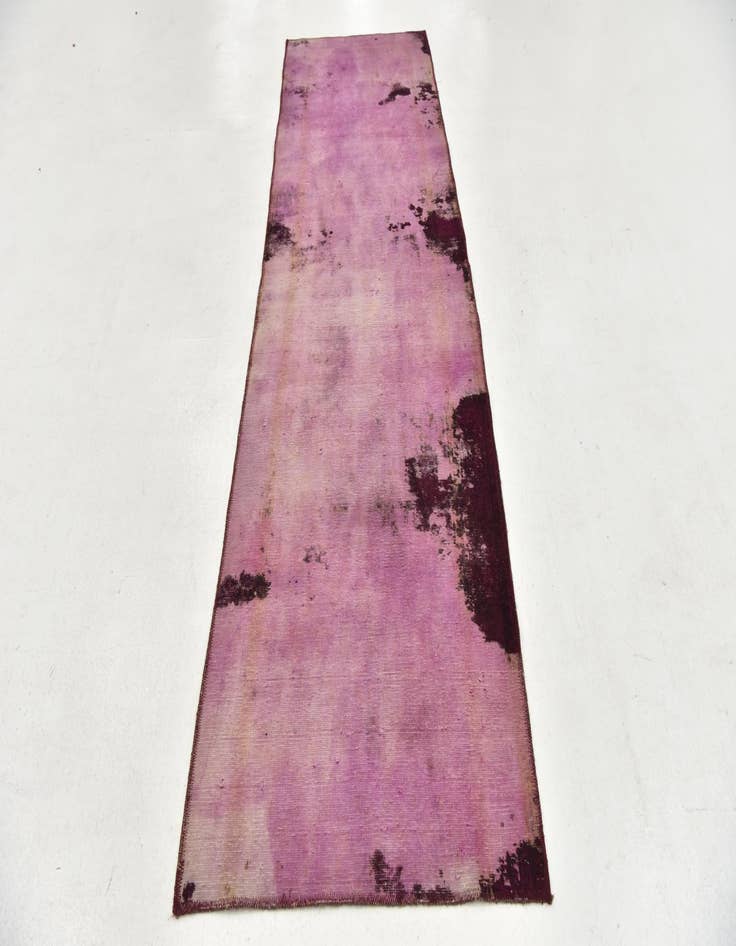 Detail image of  3' x 9' 10  Hand Knotted Ultra Vintage Persian Wool Runner Rug