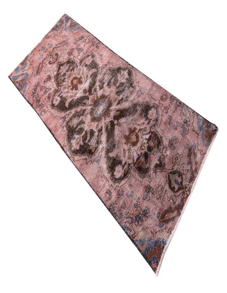 Detail image of  2' 8 x 6' 5  Hand Knotted Ultra Vintage Persian Wool Runner Rug