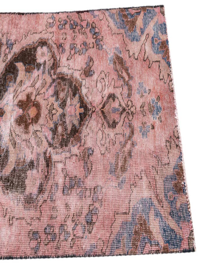 Detail image of  2' 8 x 6' 5  Hand Knotted Ultra Vintage Persian Wool Runner Rug