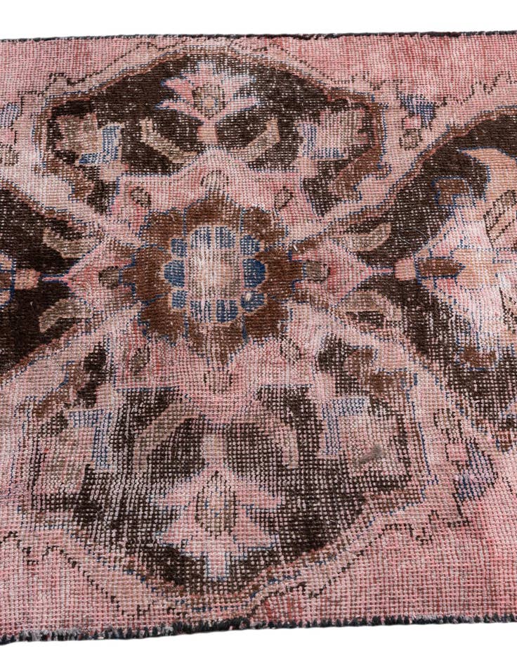 Detail image of  2' 8 x 6' 5  Hand Knotted Ultra Vintage Persian Wool Runner Rug