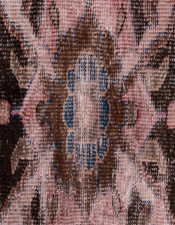 Detail image of  2' 8 x 6' 5  Hand Knotted Ultra Vintage Persian Wool Runner Rug