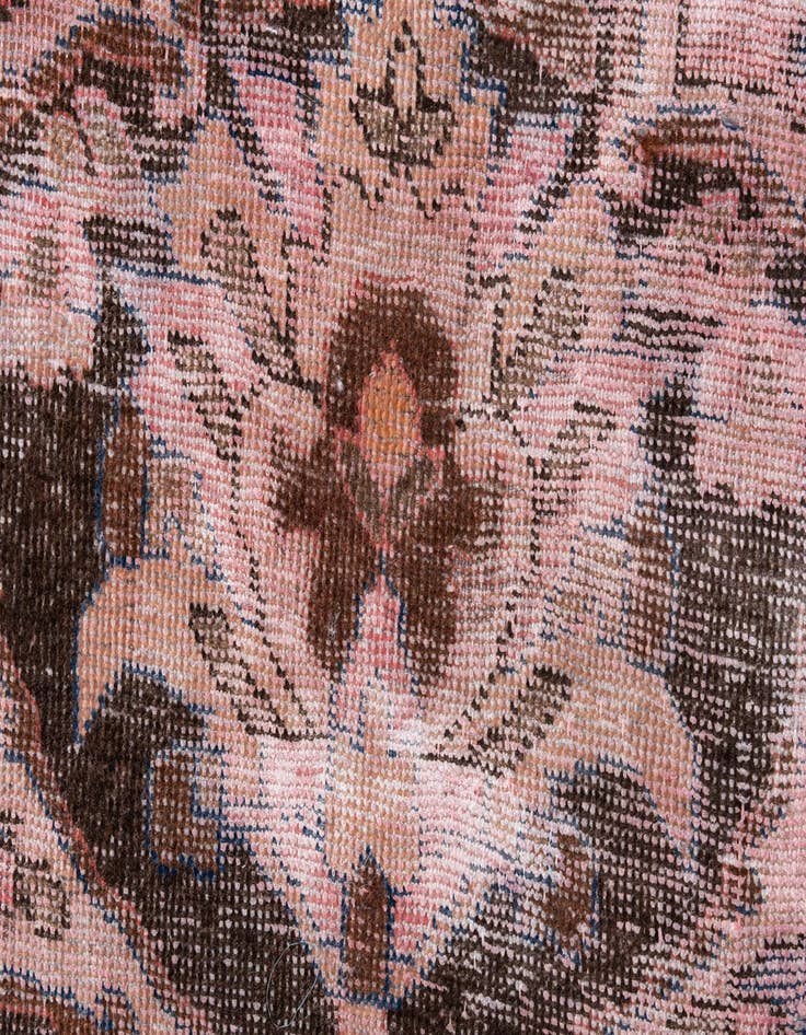 Detail image of  2' 8 x 6' 5  Hand Knotted Ultra Vintage Persian Wool Runner Rug