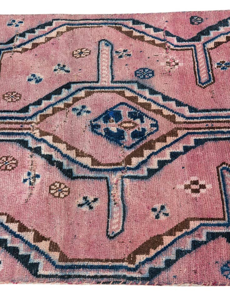 Detail image of  3' x 6' 9  Hand Knotted Ultra Vintage Persian Wool Runner Rug