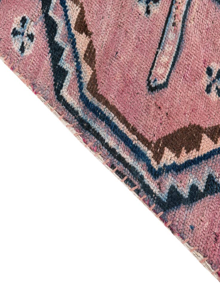 Detail image of  3' x 6' 9  Hand Knotted Ultra Vintage Persian Wool Runner Rug