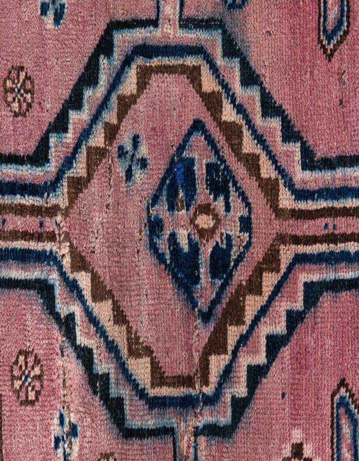 Detail image of  3' x 6' 9  Hand Knotted Ultra Vintage Persian Wool Runner Rug