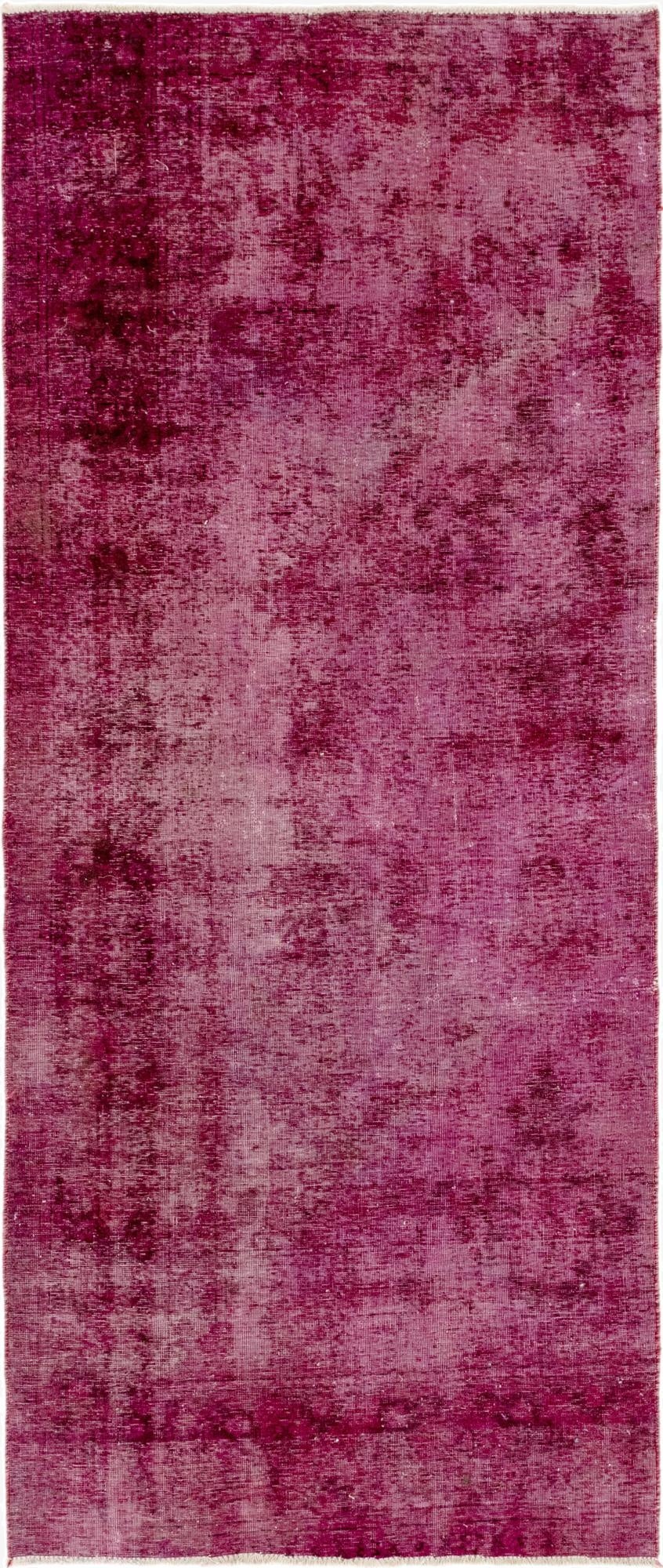  4' 4 x 10' 6  Hand Knotted Ultra Vintage Persian Wool Runner Rug