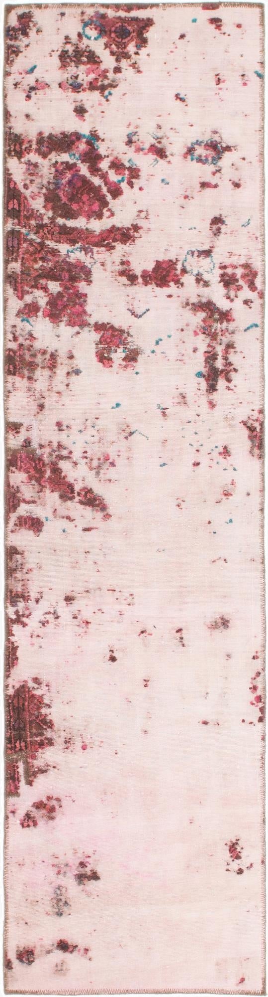  2' 2 x 8' 7  Hand Knotted Ultra Vintage Persian Wool Runner Rug