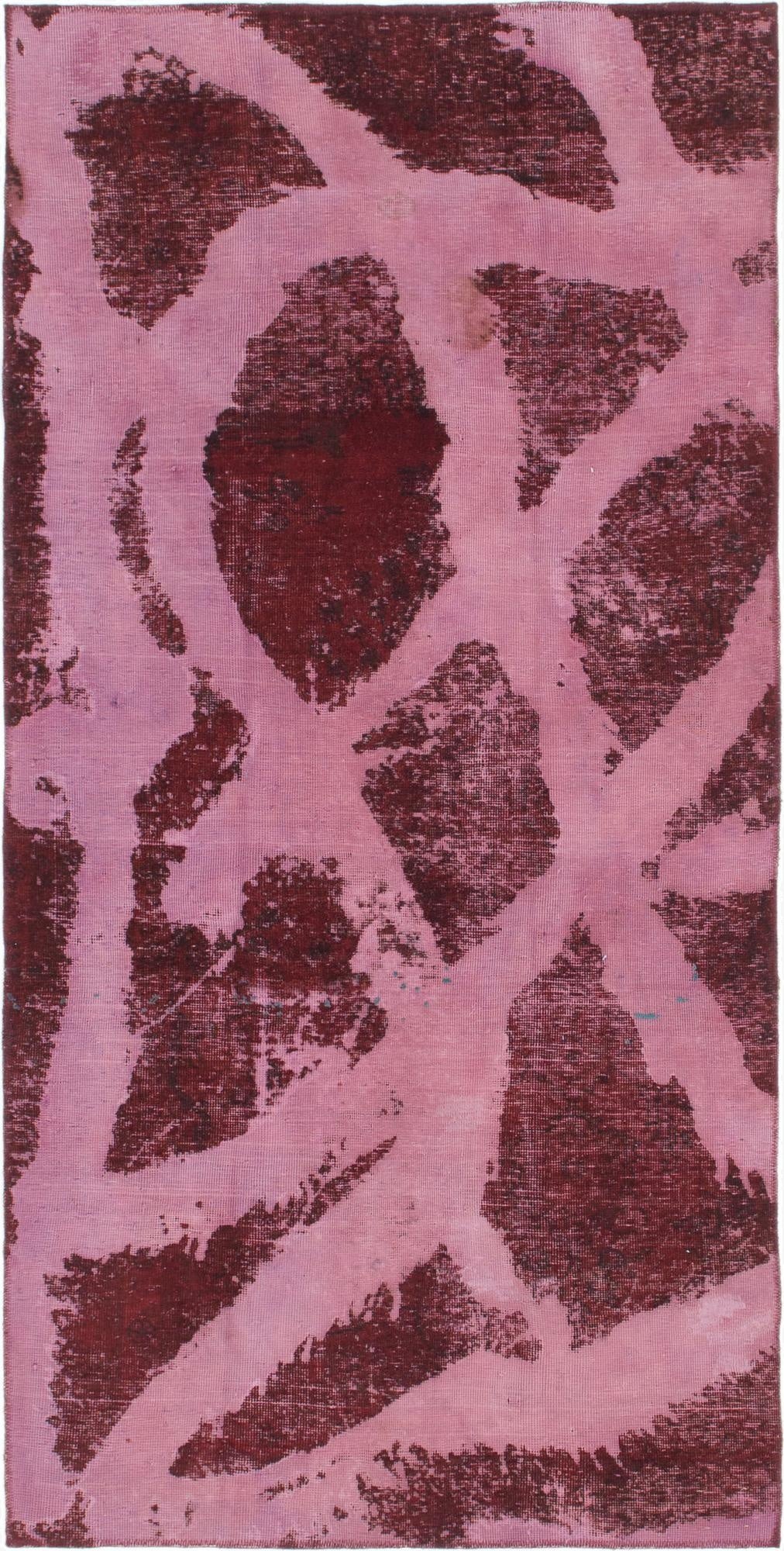  4' 3 x 8' 5  Hand Knotted Ultra Vintage Persian Wool Runner Rug