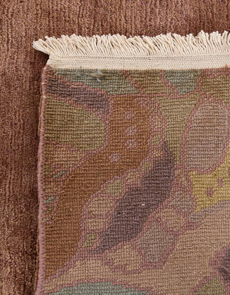 Detail image of  8' 2 x 8' 3  Hand Knotted Nepal Wool Square Rug