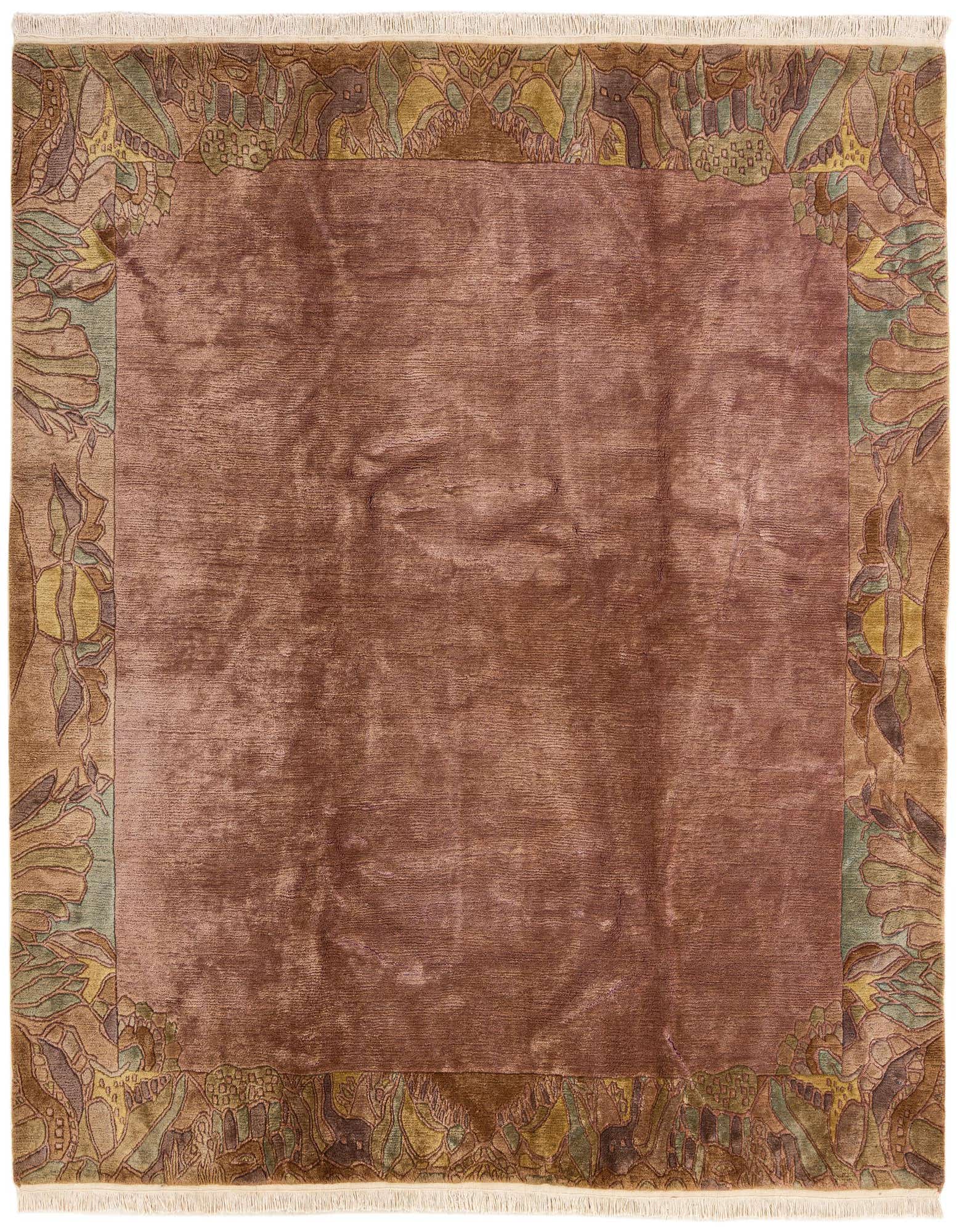 Primary image  8' 2 x 8' 3  Hand Knotted Nepal Wool Square Rug