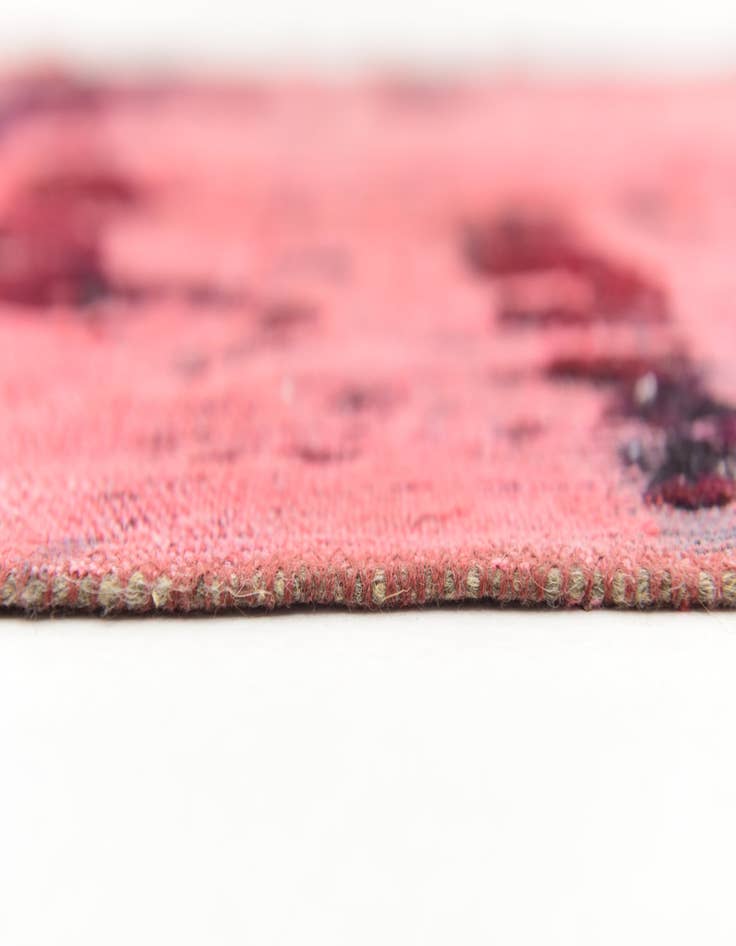 Detail image of  5' 8 x 6' 9  Hand Knotted Ultra Vintage Persian Wool Square Rug