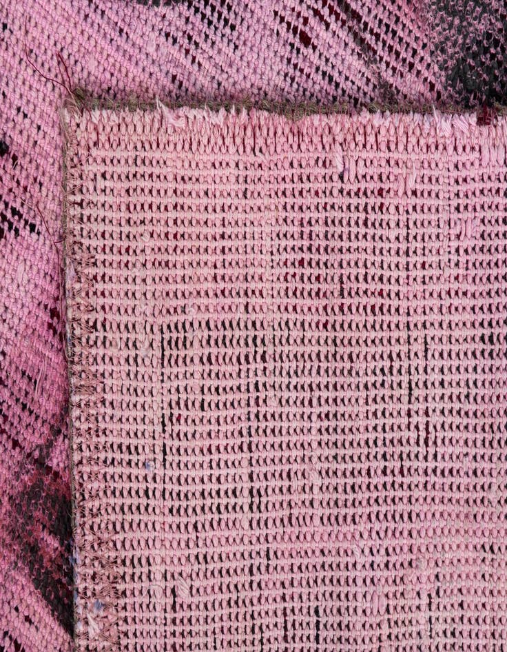 Detail image of  3' 9 x 4' 2  Hand Knotted Ultra Vintage Persian Wool Square Rug