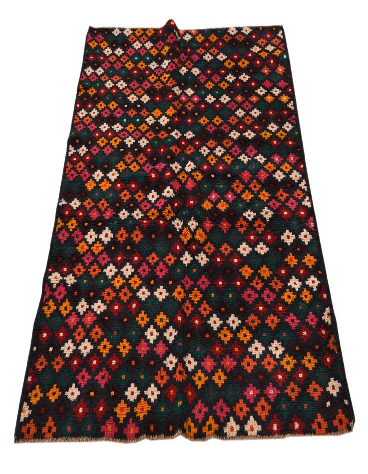 Detail image of  3' 10 x 5' 7  Hand Knotted Balouch Wool Rug