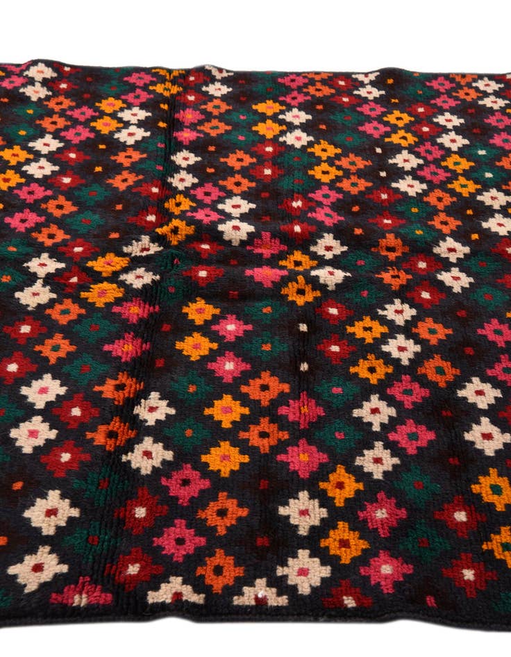 Detail image of  3' 10 x 5' 7  Hand Knotted Balouch Wool Rug