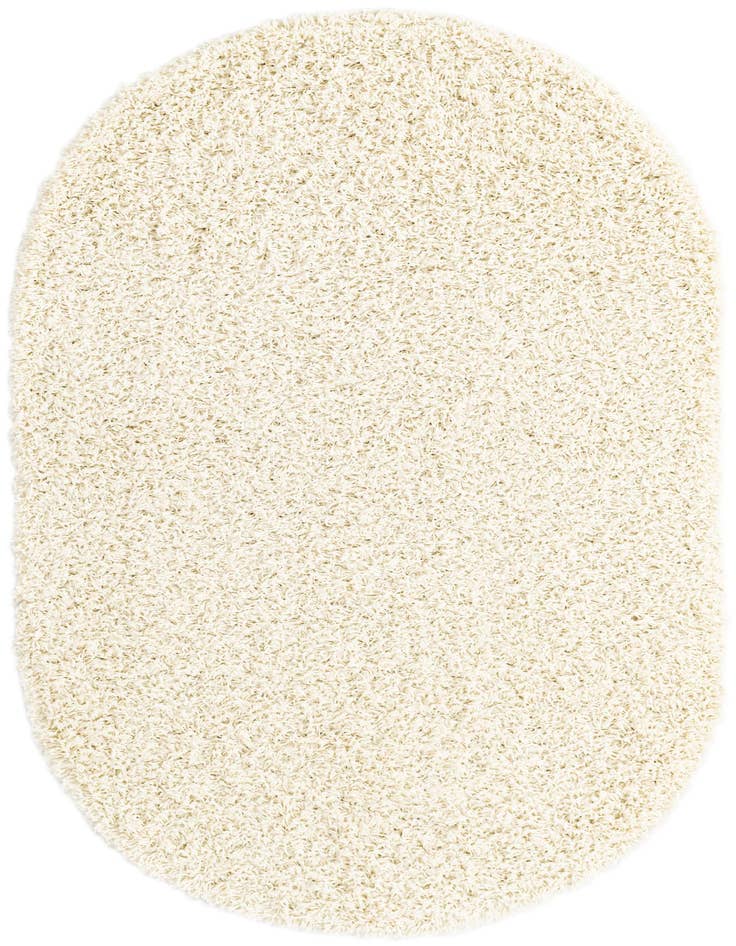 Detail image of  3' x 5' 3 Solid Shag Oval Rug
